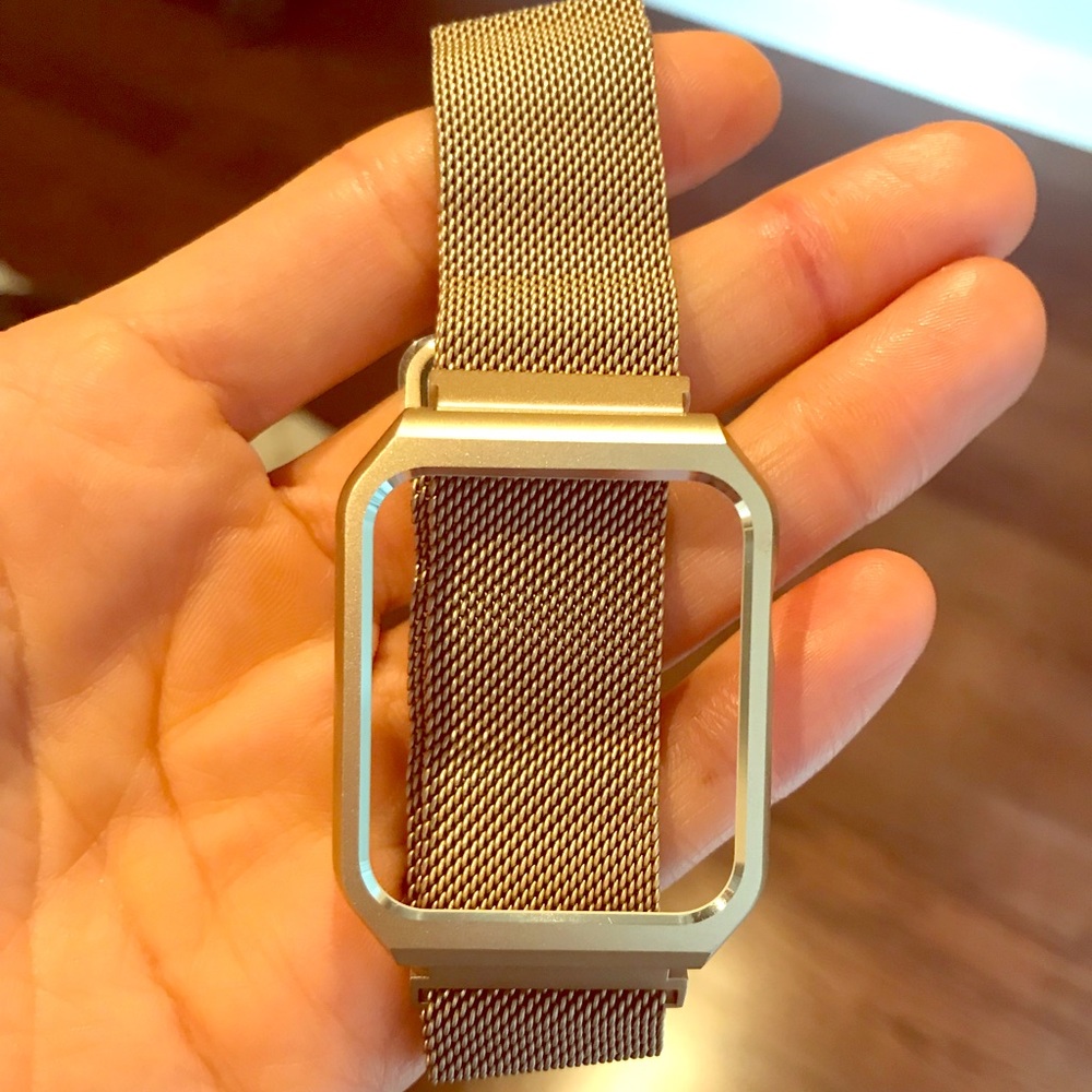 Gold Stainless Steel Apple Watch band